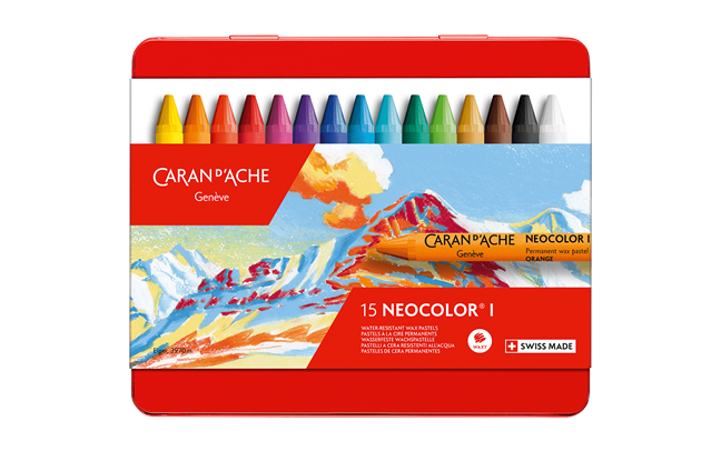 Caran d'Ache Neocolor I Wax Pastel Set 15