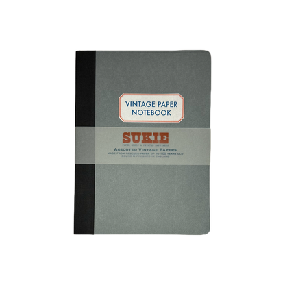 Notebook; Vintage Paper  (Assorted Colours)
