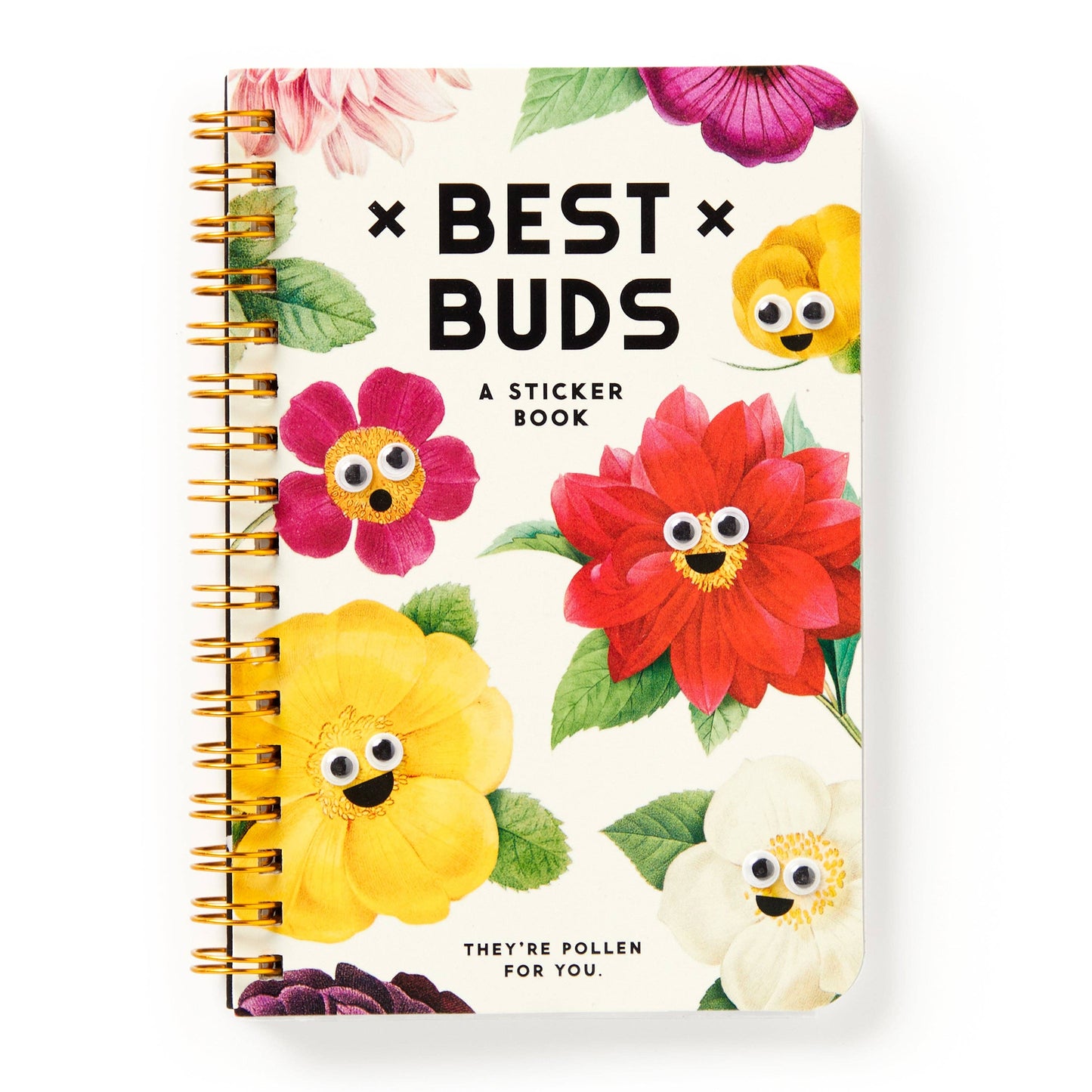 Sticker Book; Best Buds Googly By Brass Monkey