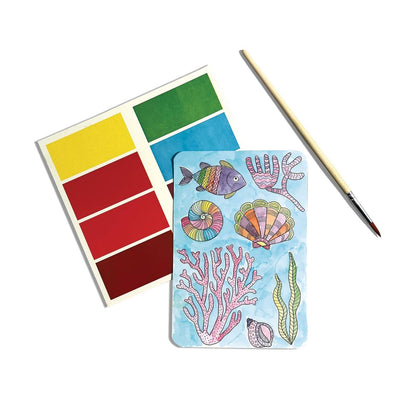 Ooly Watercolor Kit; Scenic Hues, Ocean Paradise