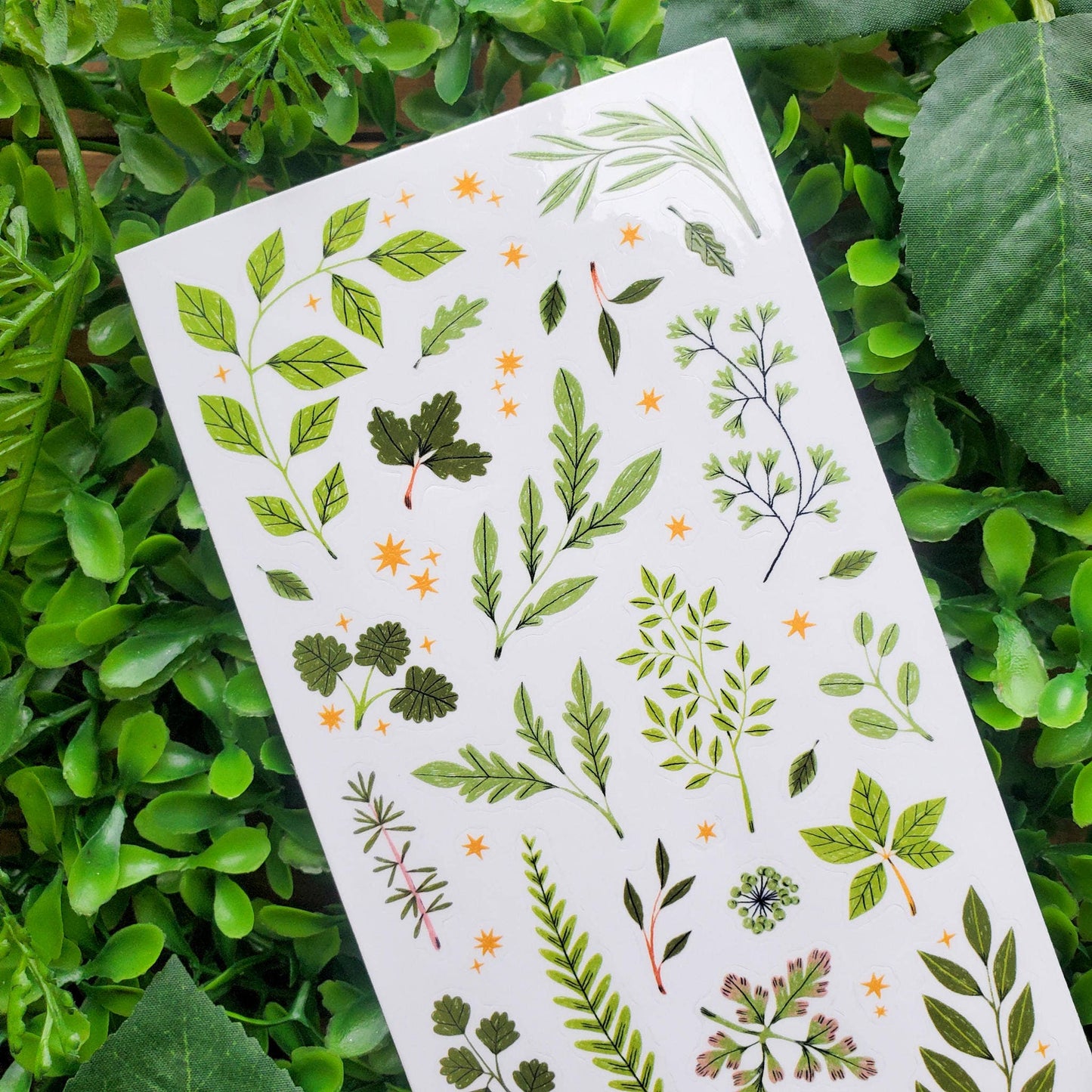 Stickii Sticker Sheet; Lovely Leaves