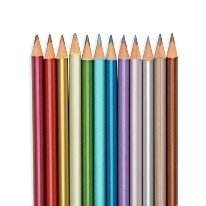 Ooly Modern Metallics Colored Pencils - Set of 12