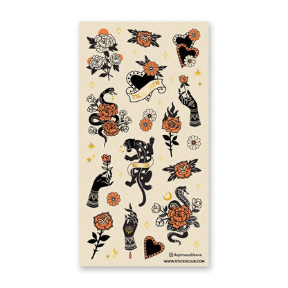 Stickii Sticker Sheet; Wild at Heart