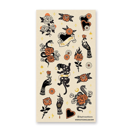 Stickii Sticker Sheet; Wild at Heart