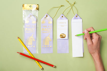 Award Ribbon; You Are Magic (Unicorn With Gold Foil)