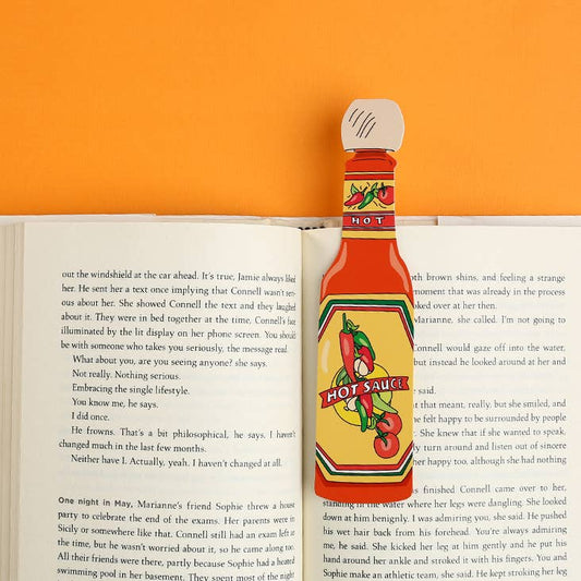 Die Cut Bookmark; Hot Sauce By Humdrum Paper