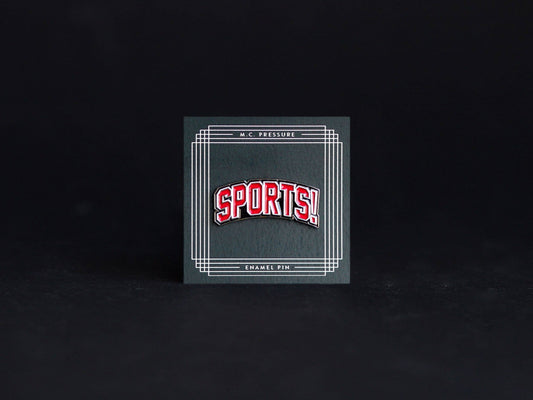 Enamel Pin; Sports By M.C. Pressure