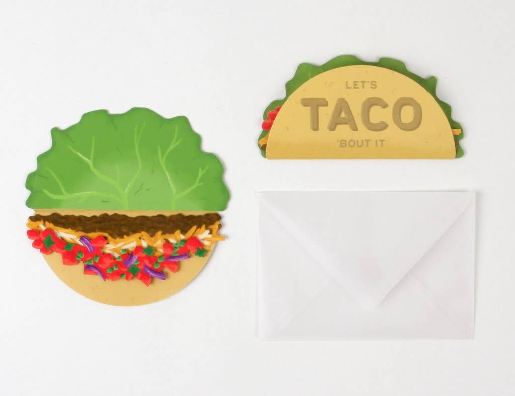 Greeting Card; Taco (Pop-Up Card)