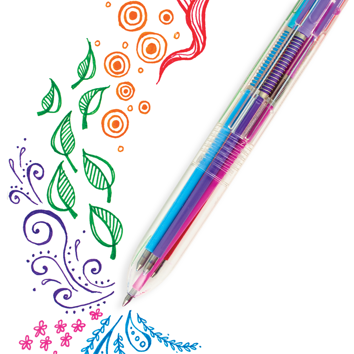 Ooly Six Click Colored Gel Pen (6 Different Colors)