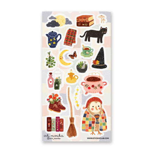 Stickii Sticker Sheet; Magical Autumn