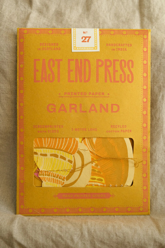 Sewn Garland; Shell By East End Press (9.8 ft Long)