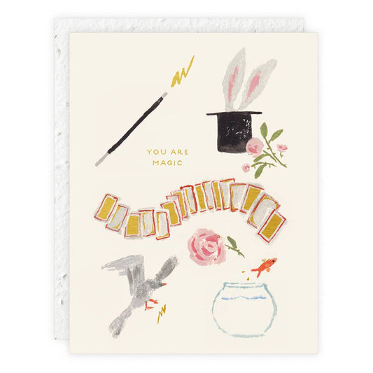 Seedlings Friendship Card; Magic (Plantable Envelope)