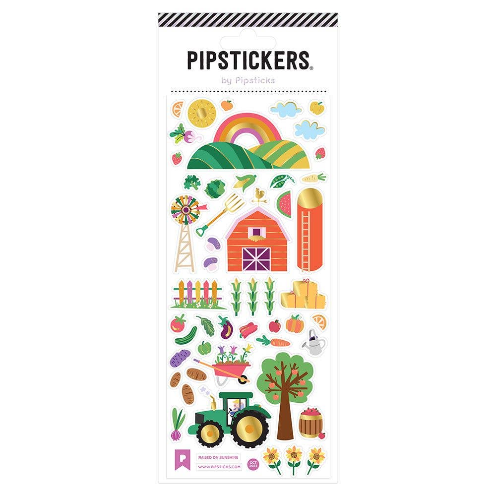 Pipsticks Sticker Sheet; Raised On Sunshine Stickers