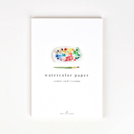 Watercolor paper (Cold Press Paper) By Emily Lex Studio