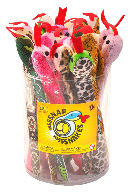 Snap Bracelet; Snap Snakes (Stuffed Animal, 11")