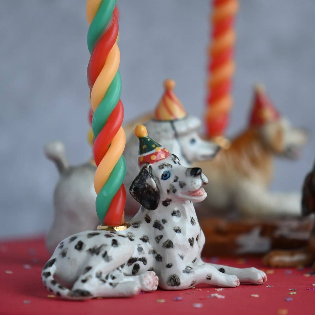 Camp Hollow Cake Topper; Dalmatian (Hand-Painted Porcelain)