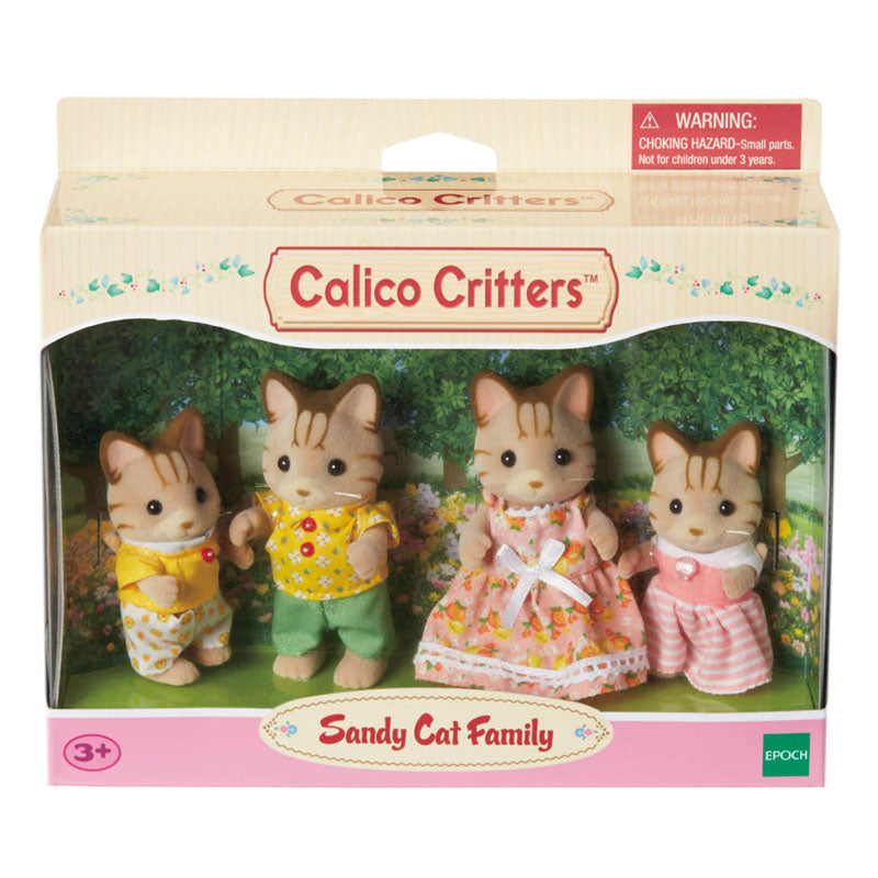 Calico Critters Sandy Cat Family; Set of 4