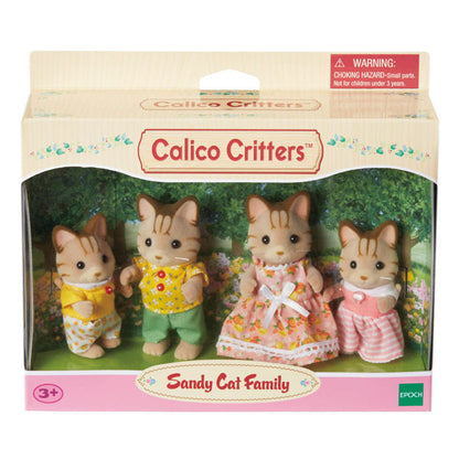 Calico Critters Sandy Cat Family; Set of 4