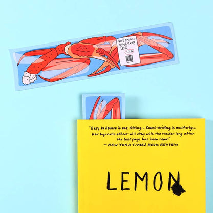 Die Cut Bookmark; Crab Legs By Humdrum Paper