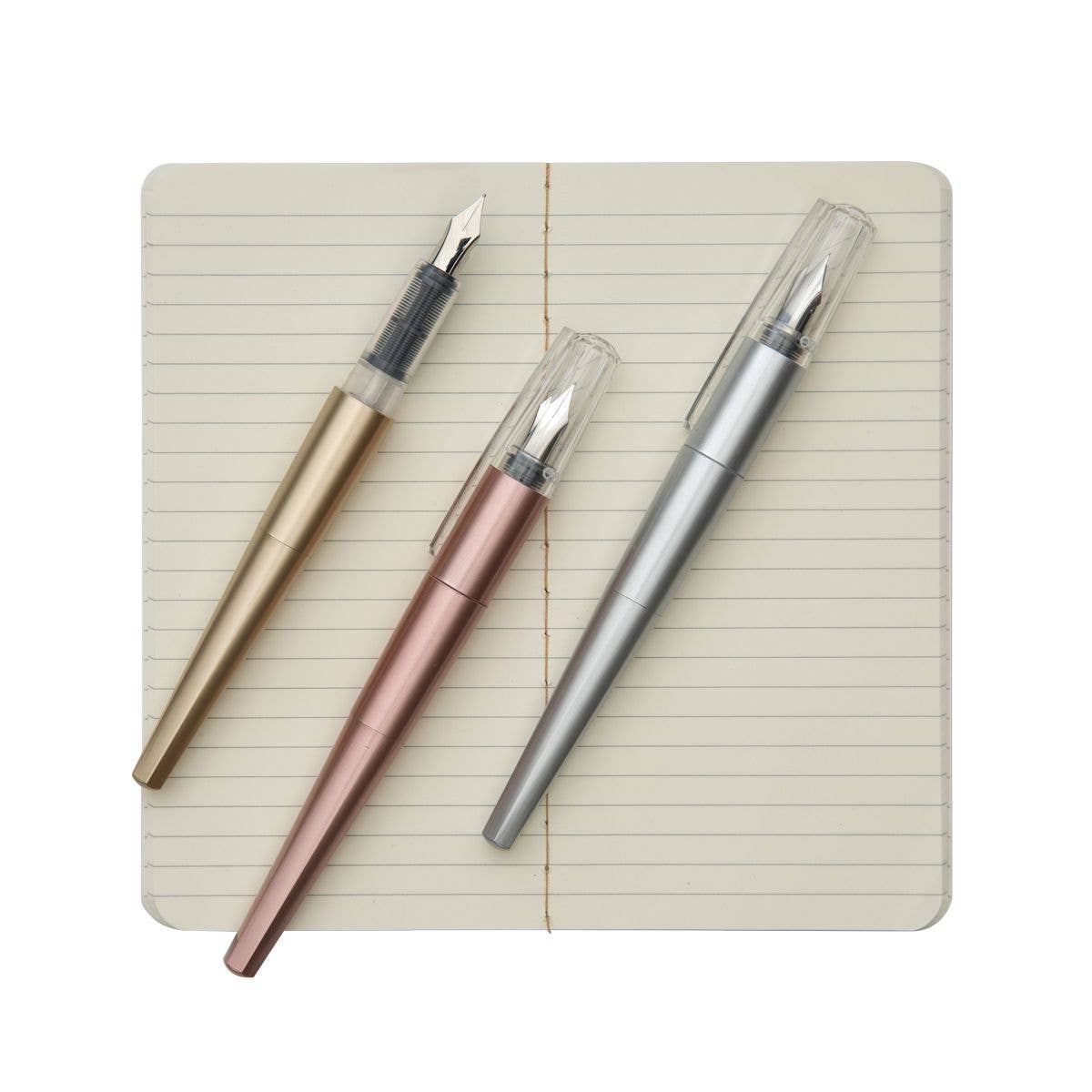 Ooly Modern Script Fountain Pen & Journal (3 Pens + Journal)