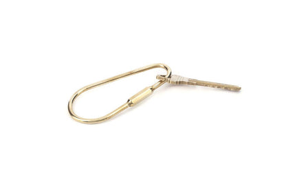 Brass Keyrings (Three Styles, Screw-in Clasp)