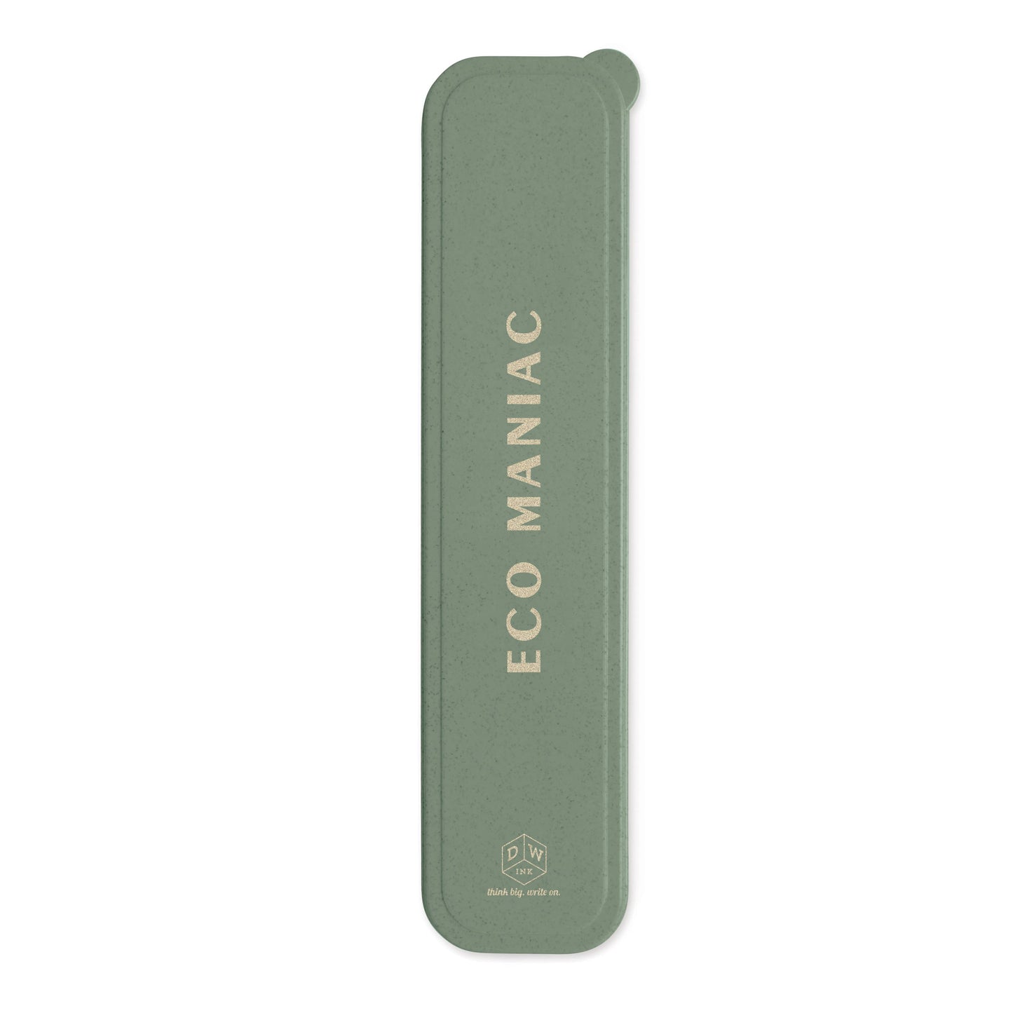 Portable Flatware Set With Gold Straw; Eco Maniac (Forest Green)