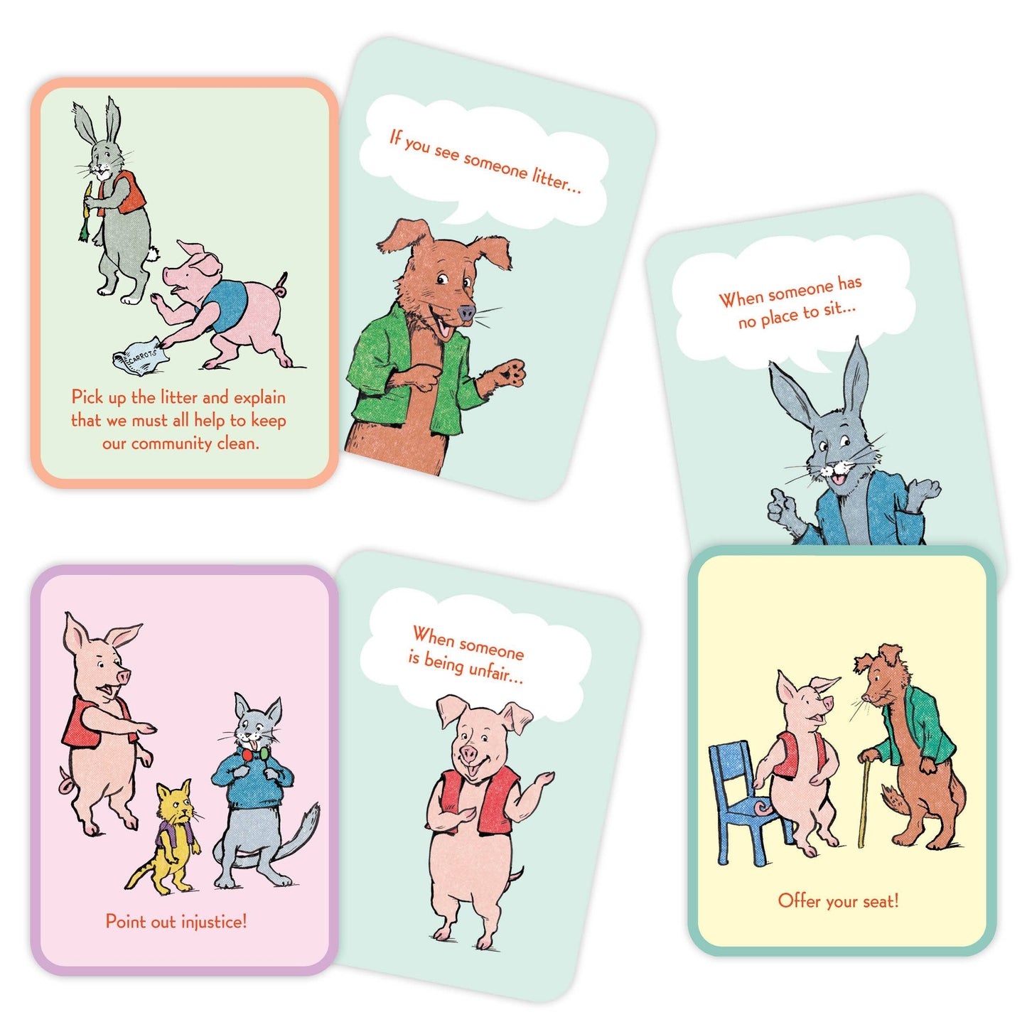 Eeboo Conversation Cards; Good Citizenship