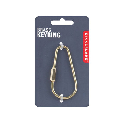 Brass Keyrings (Three Styles, Screw-in Clasp)