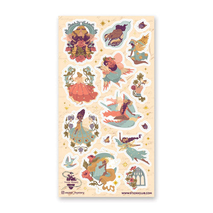 Stickii Sticker Sheet; Royal Faes