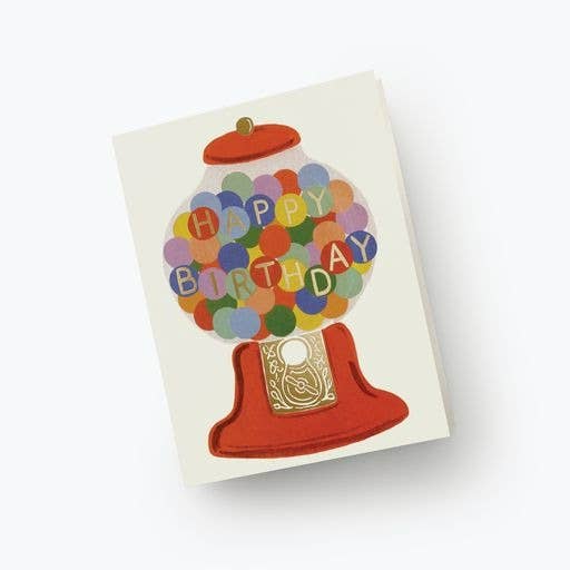 Rifle Paper Co. Birthday Card; Gumball