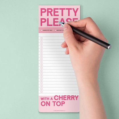 Notepad; Pretty Please Make-A-List (Pink, 50 Sheets)