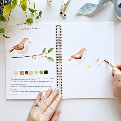 Watercolor Workbook; Animals By Emily Lex Studio