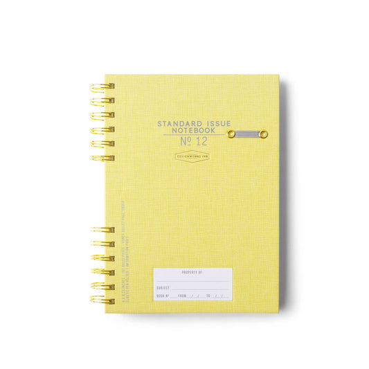 Spiral Notebook; Standard Issue No. 12 (Yellow Ochre)