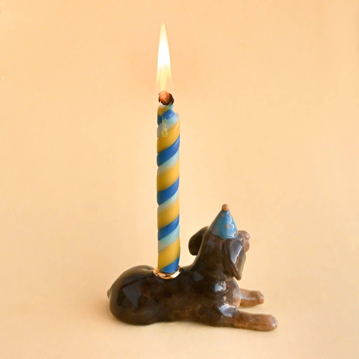 Camp Hollow Cake Topper; Dachshund (Hand-Painted Porcelain)