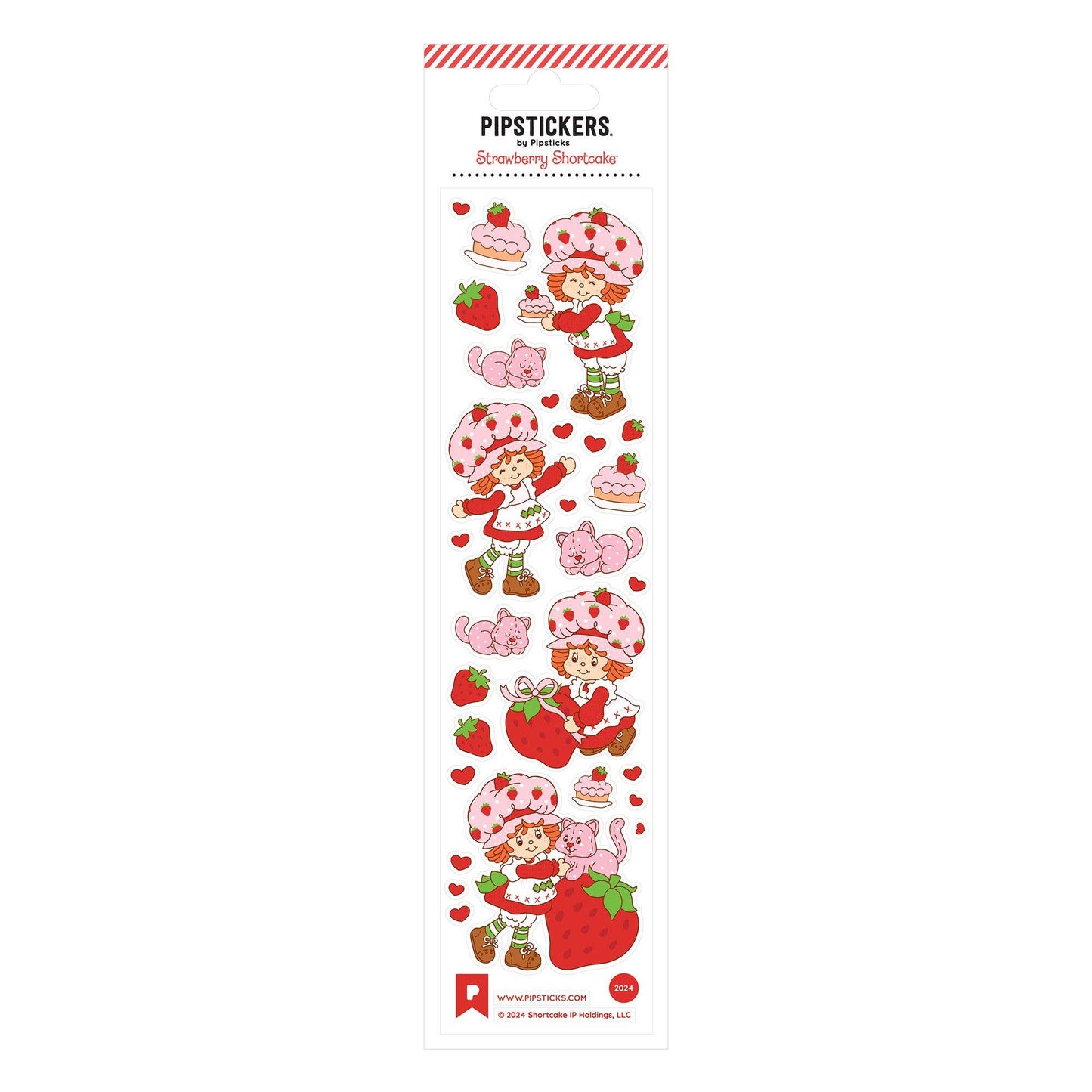 Pipsticks Sticker Sheet; Strawberry Shortcake Berry Besties