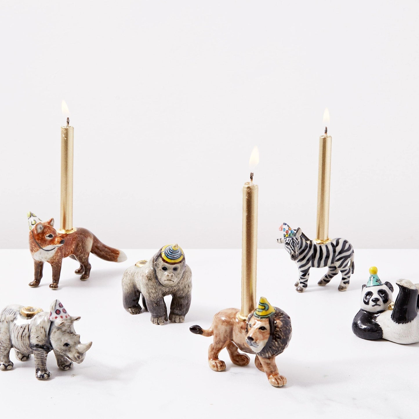 Camp Hollow Cake Topper; Zebra (Hand-Painted Porcelain)