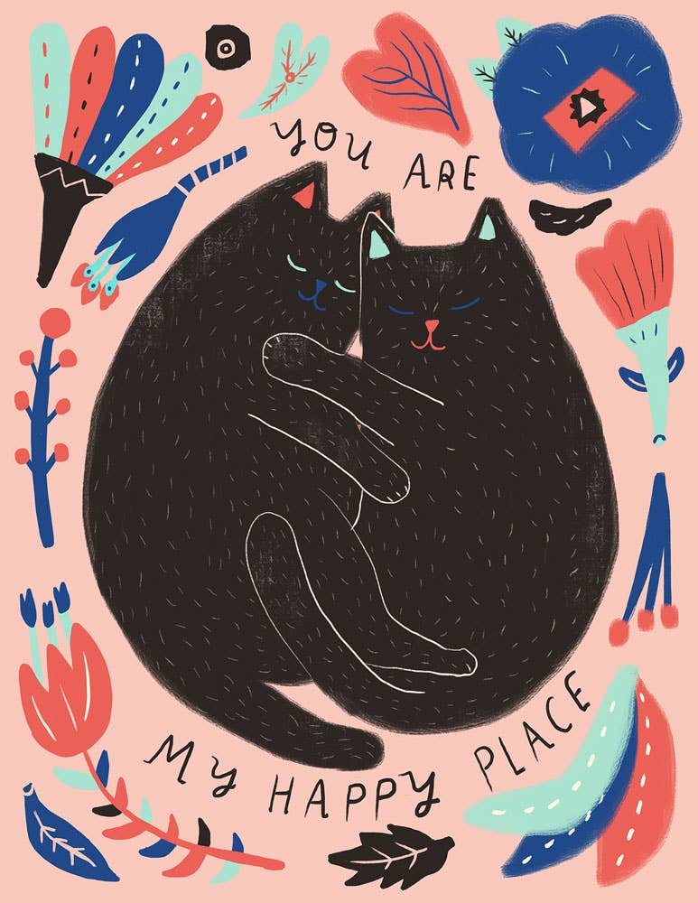 Love Card; Kitty You Are My Happy Place