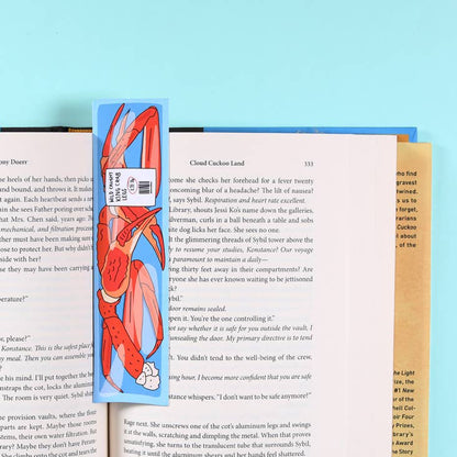 Die Cut Bookmark; Crab Legs By Humdrum Paper