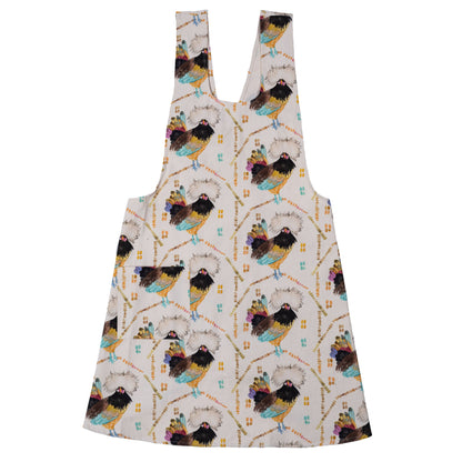 Pinafore Apron; Polish Rooster