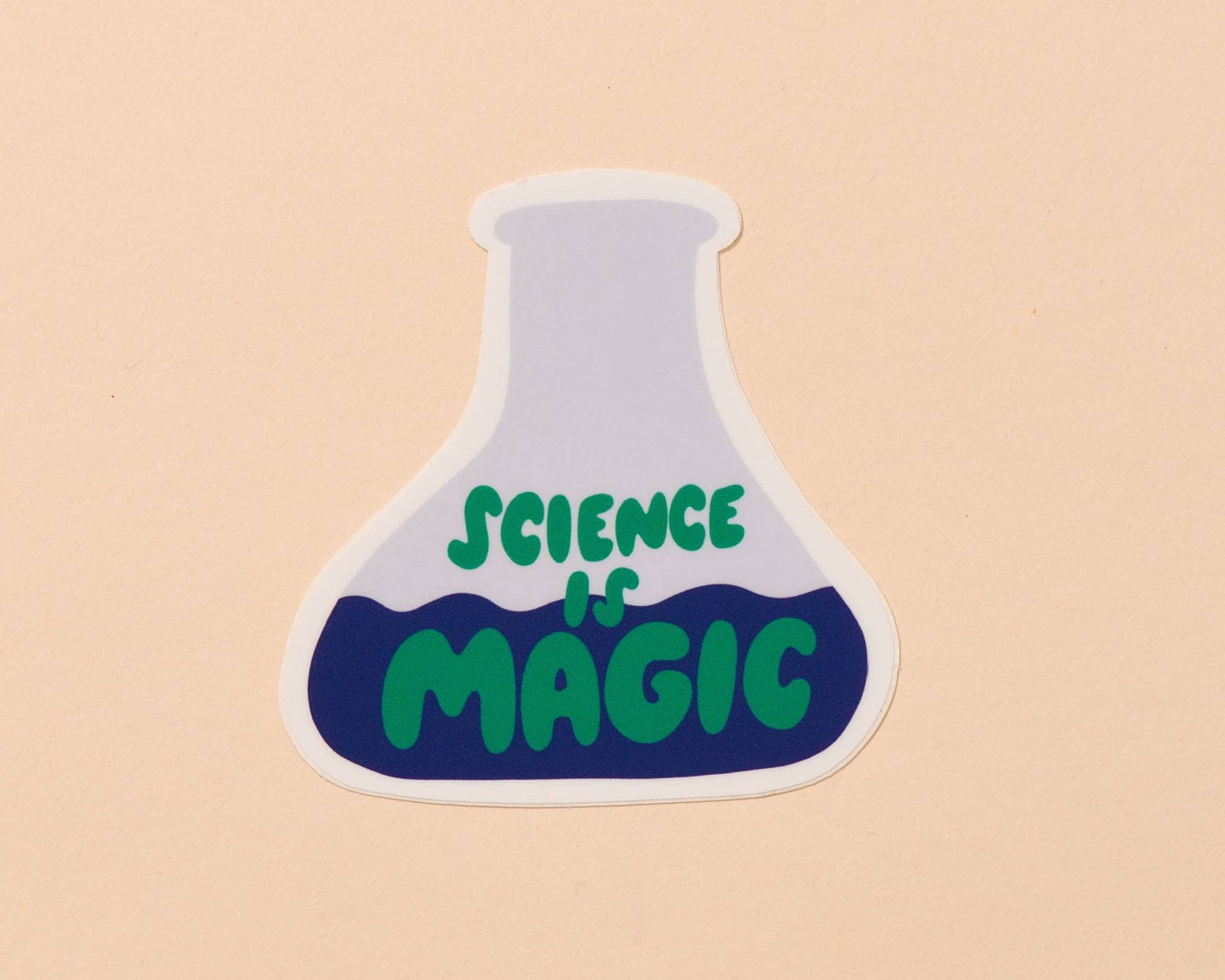 Vinyl Sticker; Science is Magic