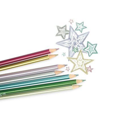 Ooly Modern Metallics Colored Pencils - Set of 12