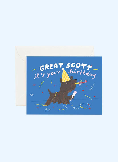 Birthday Card; Great Scott, It's Your Birthday!!