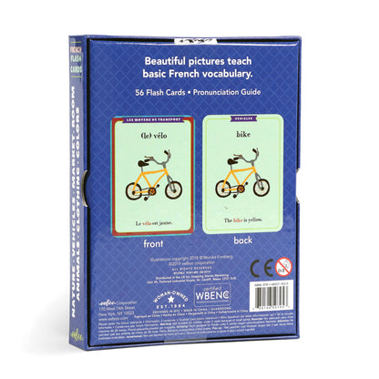 Eeboo French Flash Cards (56 Cards)