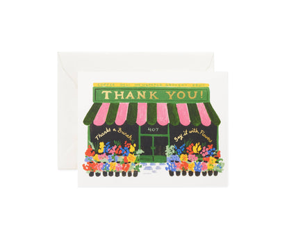 Rifle Paper Co. Thank You Card; Flower Shop