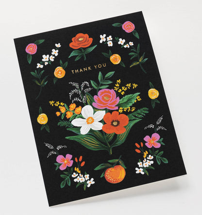 Rifle Paper Co. Thank You Card; Orangerie