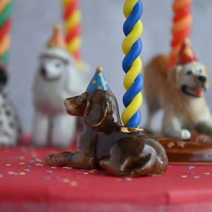 Camp Hollow Cake Topper; Dachshund (Hand-Painted Porcelain)