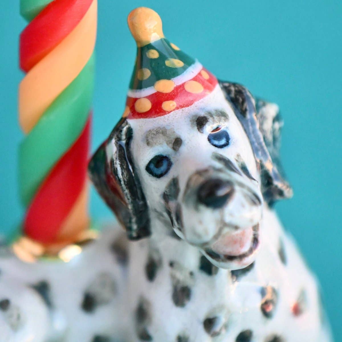 Camp Hollow Cake Topper; Dalmatian (Hand-Painted Porcelain)