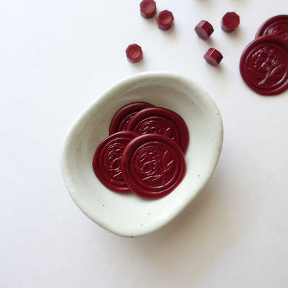 Wax Seal Stamp; Peony Flower