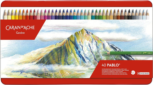 Caran D'Ache Pablo Colored Pencils (Set of 40)