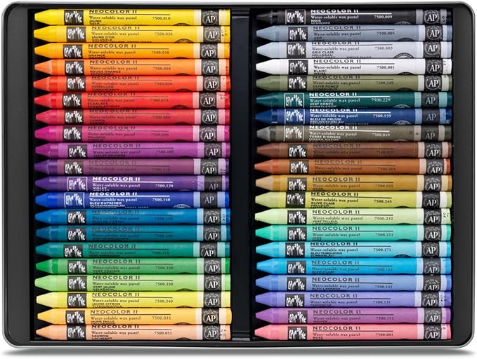 Caran D'Ache Neocolor; Wax Pastel (Set of 40)